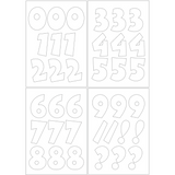 Self-adhesive Vinyl Numbers (20mm - 100mm)