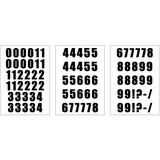 Self-adhesive Vinyl Numbers (20mm - 100mm)