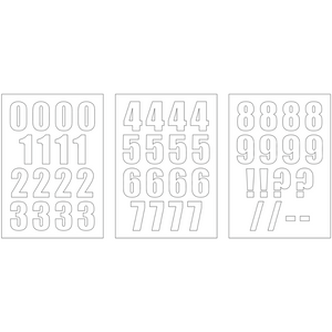 Self-adhesive Vinyl Numbers (20mm - 100mm)