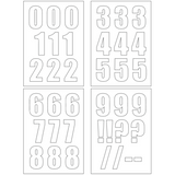 Self-adhesive Vinyl Numbers (20mm - 100mm)