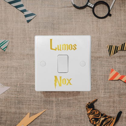 Lumos Nox Light Switch Decal