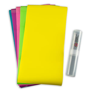 Self-adhesive vinyl Curated Packs • Gloss finish • 12"x 24" • 5 sheets • Weston Storage Tube