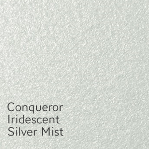 160gsm Conqueror Iridescent Silver Mist • A4 •