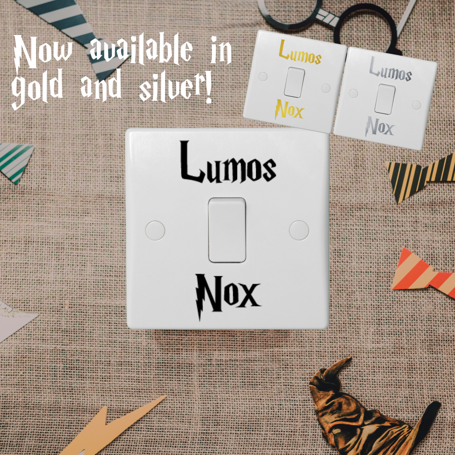 Lumos Nox Light Switch Decal