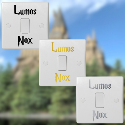 Lumos Nox Light Switch Decal