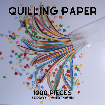 Quilling Packs • 1000 pieces • 10mm wide