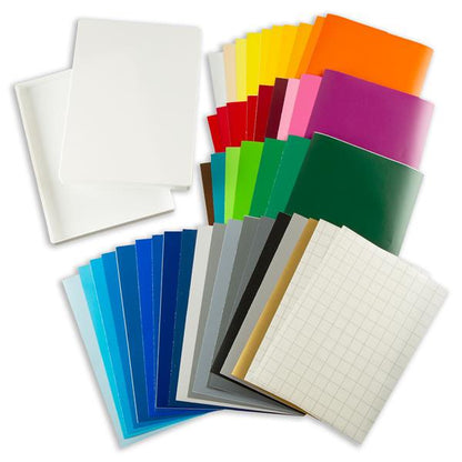 Self-adhesive vinyl Collection • Spectrum 43 colours • A5 • Matte finish • 45 sheets