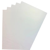 350gsm to 380gsm  card • 15 sheet packs • A4 or A5 labelled sample sheet