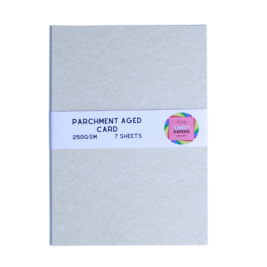 250gsm Parchment Aged • 7 Sheets
