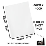 Silicone Paper • 3 sizes • 10 or 25 Sheets