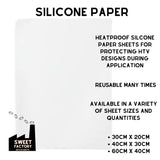 Silicone Paper • 3 sizes • 10 or 25 Sheets