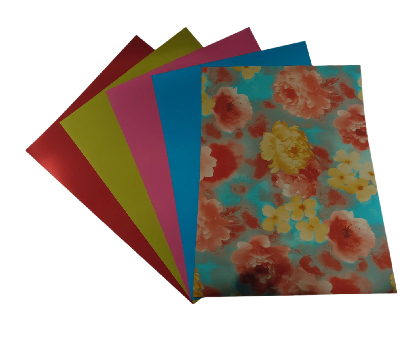 FabricFLEX Heat Transfer Vinyl • Premium Patterned HTV • A4 or A5 • 5 sheets