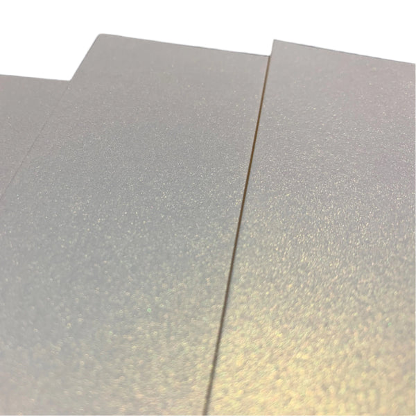 100gsm White Gold Pearlescent • A4 •